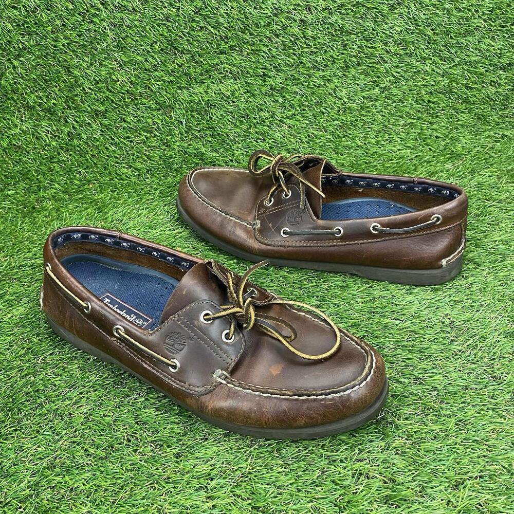 Timberland Classic 2 Eye Mens Loafer Maritime Brown 12M 71001
